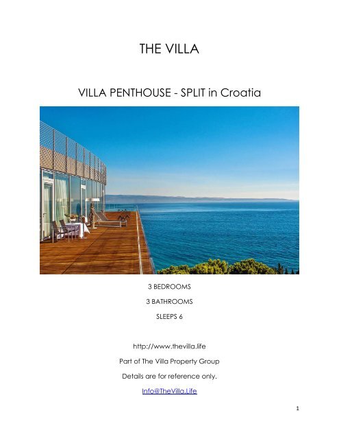 Villa Penthouse - Split - Croatia