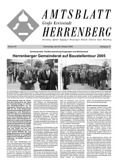 Amtsblatt Herrenberg