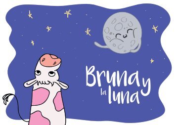 Bruna y la luna - Ilustración infantil