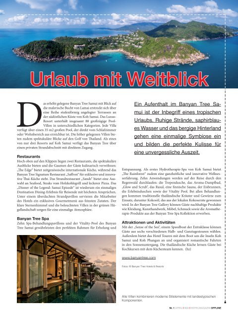 HOTELmagazin-offline Ausgabe 1-2018