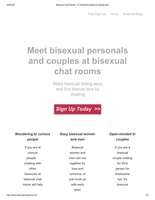 Free Bi Dating