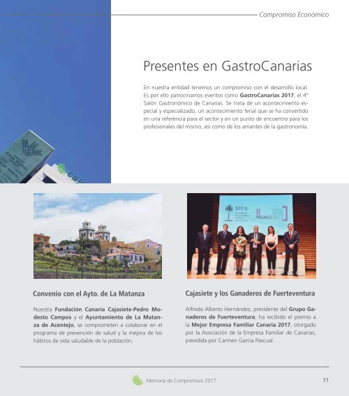 Balance Social y Memoria de Compromisos Cajasiete 2017