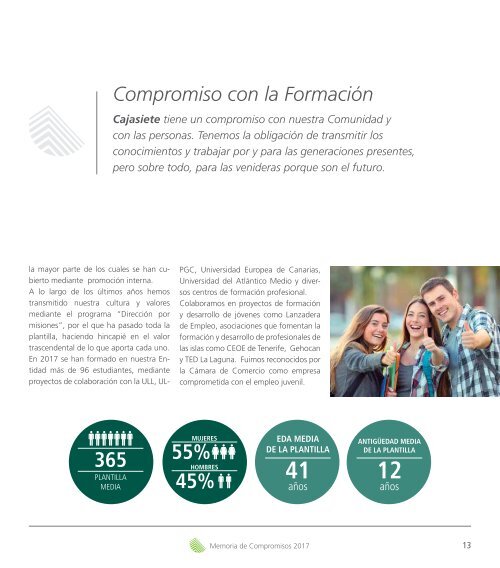 Balance Social y Memoria de Compromisos Cajasiete 2017