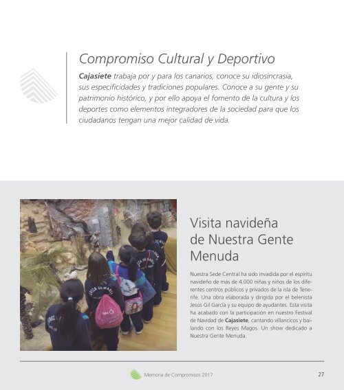 Balance Social y Memoria de Compromisos Cajasiete 2017