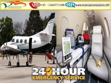 Vedanta Air Ambulance from Chennai to Delhi is quick and Reliable 