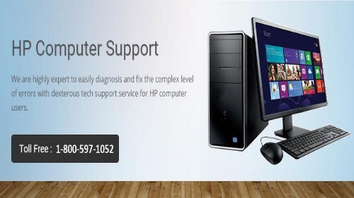  1-800-597-1052 HP Computer Support Number