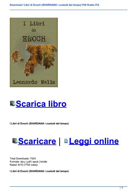 il libro di enoch scarica