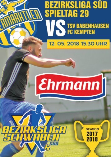 20180512 Fuggermärktler TSV 1862 Babenhausen – FC Kempten