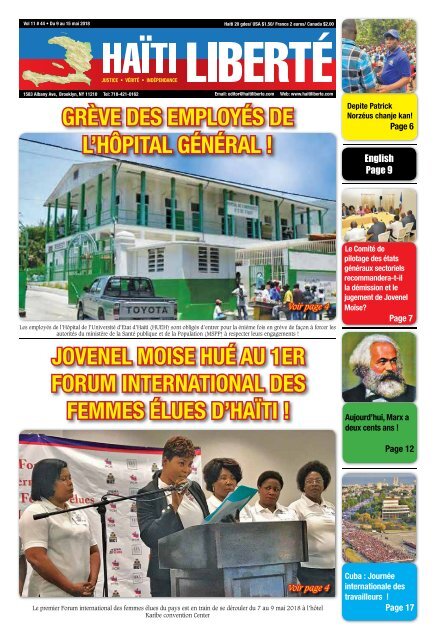 Haiti Liberte 9 Mai 2018
