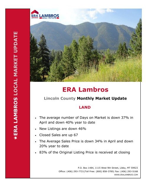 Lincoln County  Land Market Update - April 2018