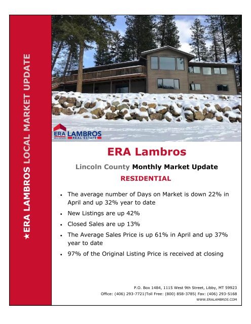 Lincoln County Residential Update - April 2018