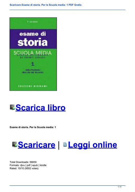 scaricare libri di storia