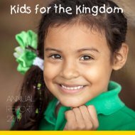 Kids for the Kingdom Annual Report 2017
