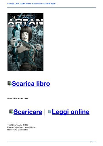 Scarica Libro Gratis Artan: Una nuova casa Pdf Epub