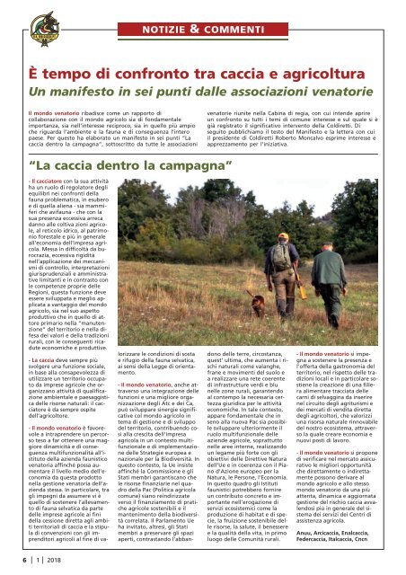 Caccia e Natura n. 1/2018