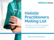 Holistic Practitioners Mailing List