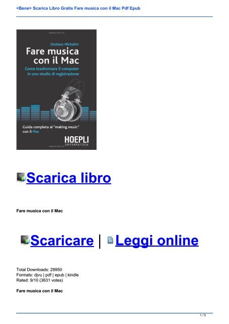 non riesco a perdere peso scarica il pdf gratuito