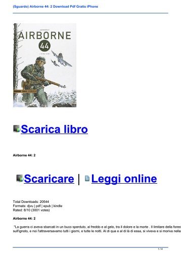 (Sguardo) Airborne 44: 2 Download Pdf Gratis iPhone