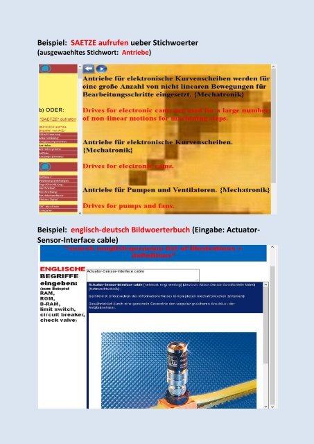 englisch-deutsch Bildwoerterbuch Technik/ EDV/ Mechatronik