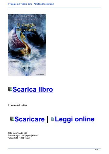 Il viaggio del veliero libro - Kindle pdf download