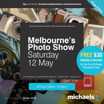 Melbourne's Photo Show Event Program