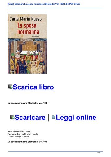 {Ciao} Scaricare La sposa normanna (Bestseller Vol. 100) Libri PDF Gratis