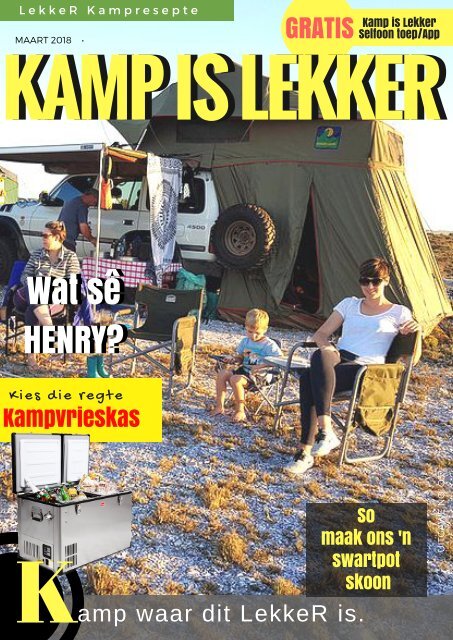 Kamp is LekkerTydskrif-Maart 2018