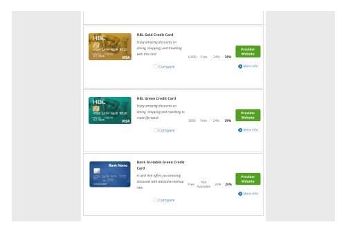 best credit card discounts in pakistan