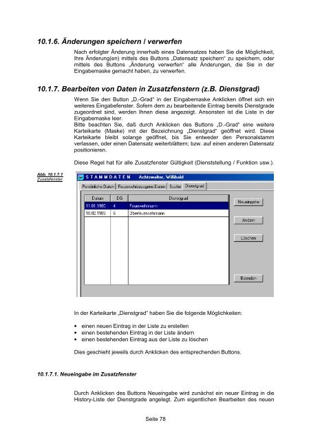 18. Arbeiten mit mehreren gSyS - Datenbeständen - Olbert Software