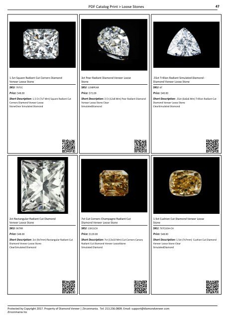 Diamond Veneer  Product Catalog 2018