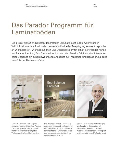 Parador Laminat 2018