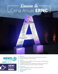 Newsletter ACERA - Abril 2018