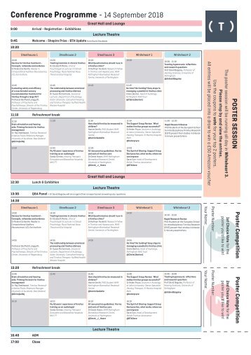 BTA Conference Programme 2018