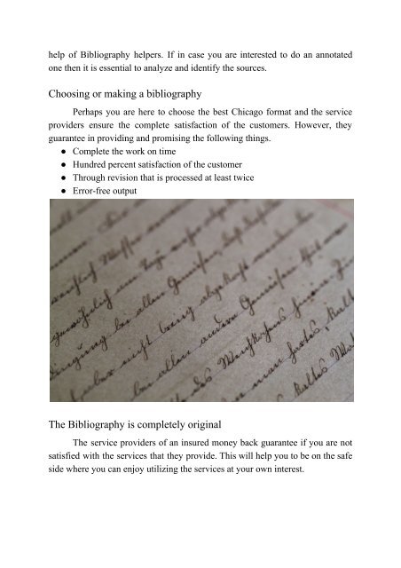 How to Choose the Best Chicago Format Annotated Bibliography