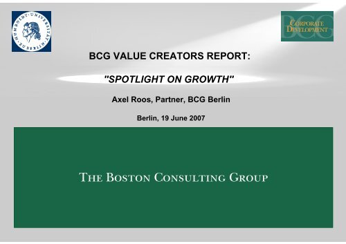 The Boston Consulting Group