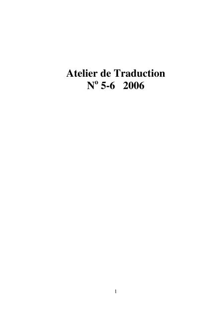les beaux esprits se rencontrent translation