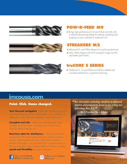 IMCO - 2017 Comprehensive End Mill Catalog