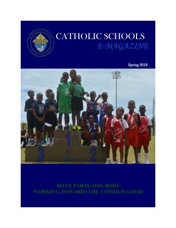 Catholic Board of Education E-Magazine - Spring 2018 