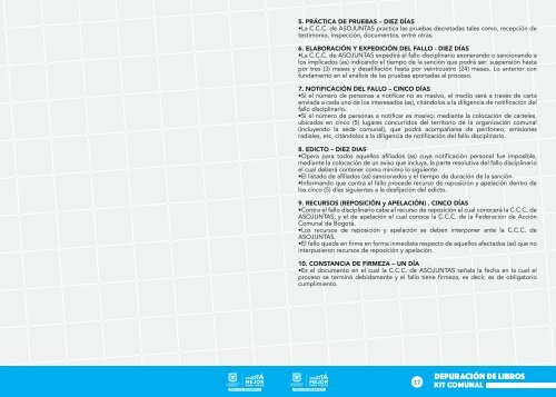 Kit Comunal. Guía para la actualización de los Libros de afiliados de las Juntas de Acción Comunal