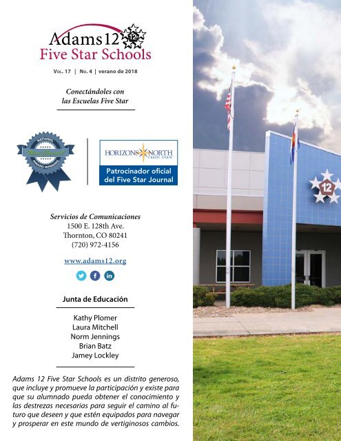 2018 Five Star Journal Summer Issue (en español)