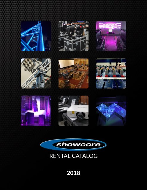 Showcore Rental Catalog 2018