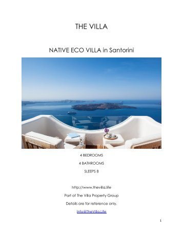 Native Eco Villa - Santorini