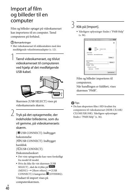 Sony HDR-CX155E - HDR-CX155E Consignes d&rsquo;utilisation Finlandais