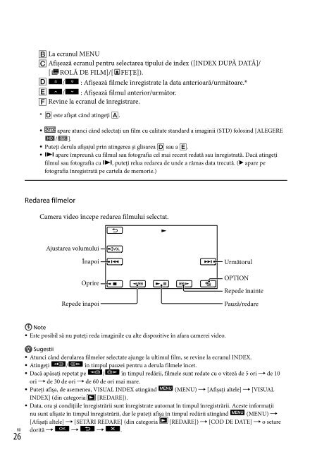 Sony HDR-CX155E - HDR-CX155E Consignes d&rsquo;utilisation Finlandais