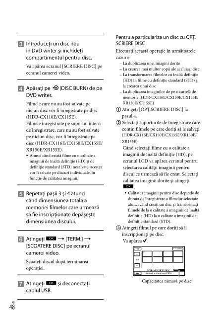 Sony HDR-CX155E - HDR-CX155E Consignes d&rsquo;utilisation Finlandais