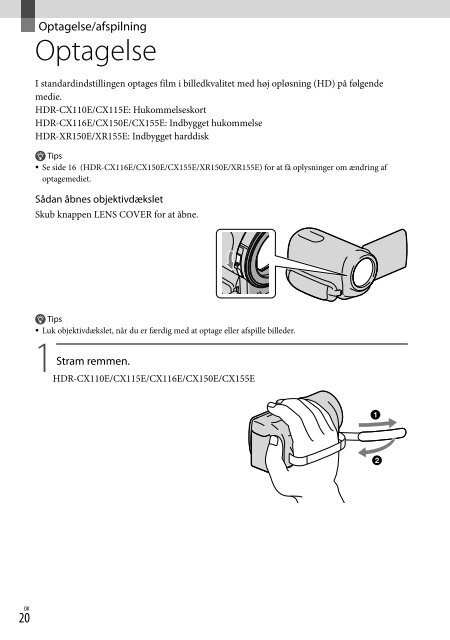 Sony HDR-CX155E - HDR-CX155E Consignes d&rsquo;utilisation Finlandais