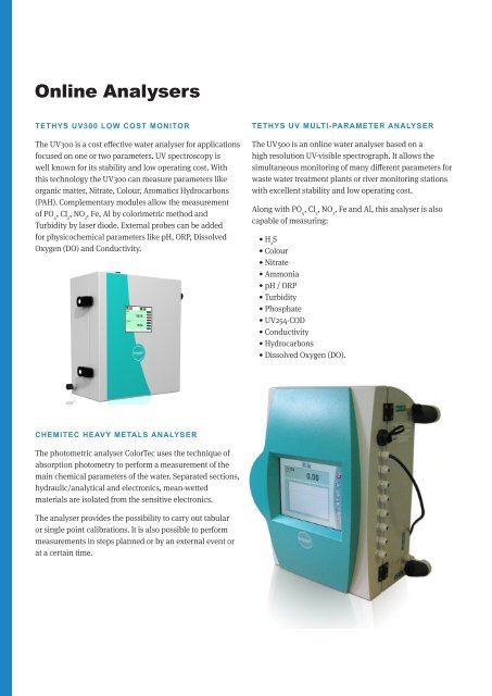 ECOTECH Water Product Portfolio Brochure