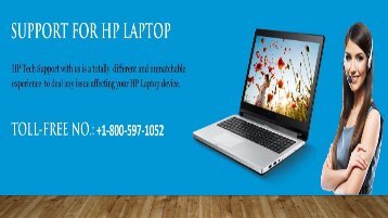 Call 1-800-597-1052 HP Laptop Support Number