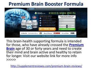 Premium Brain Booster Formula