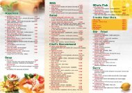 Tamarind Thai Menu